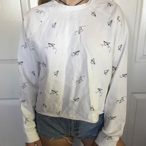 paper airplane long sleeve